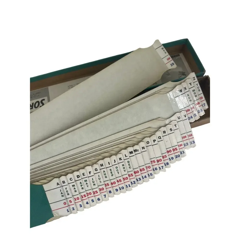 Amfile Sort-All A31 Alphabetical Month Day Date Numerical Paper Organizer Sorter